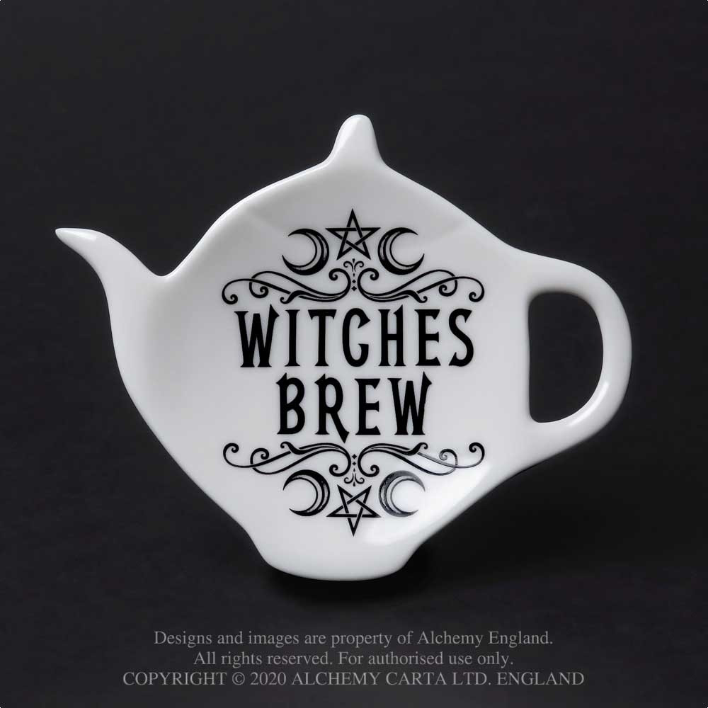 Alchemy - Witches Brew Teebeutelablage - Weiß/Schwarz
